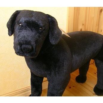 Melissa and Doug 等身大リアル ブラックラブラドールレトリーバー