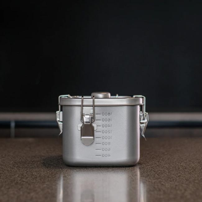 仔犬印（KOINU） 角型給食缶ミニ 57414 【 調理 料理 鍋 保存 持ち運び