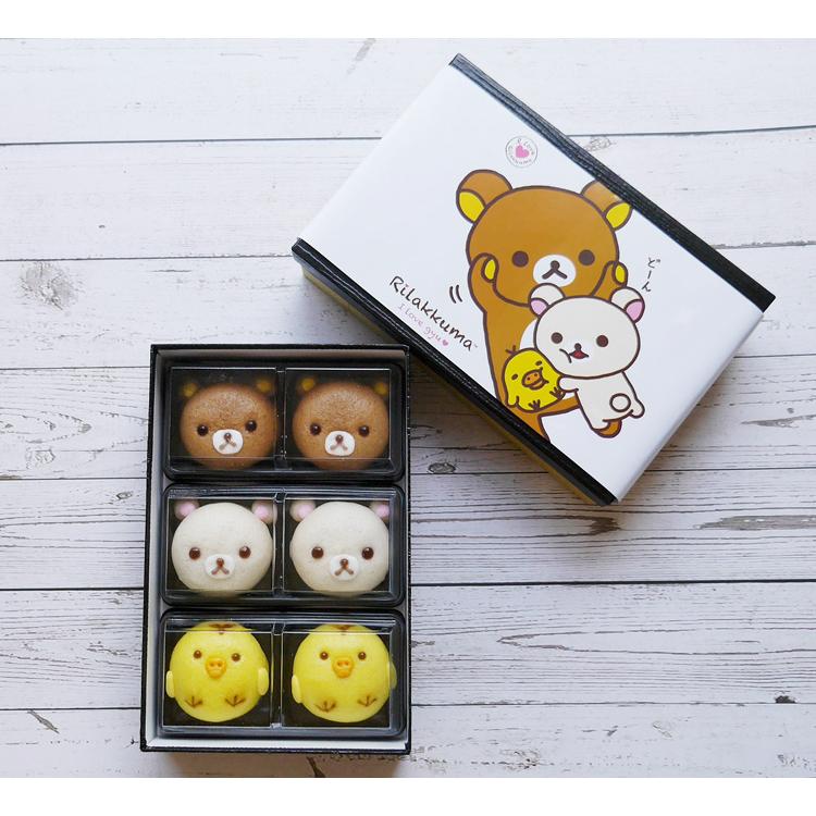 サンエックス公式】リラックまんじゅう詰め合わせ6個入【リラックマ