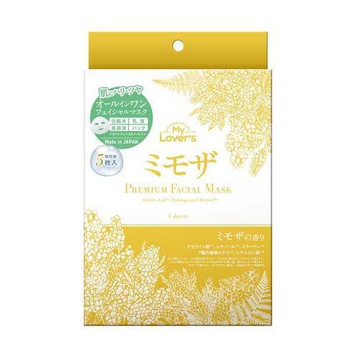 プレミアムフェイシャルマスク ミモザ ( 30ml×5枚入 ) : 爽快ドラッグ