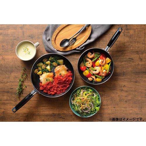 スティージII IH対応 両手鍋18cm ＆フライパン 3点セット MB-2380 ( 1