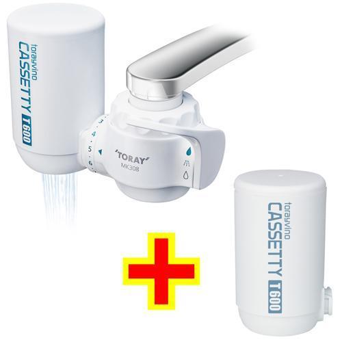 東レ トレビーノ 浄水器 蛇口直結型 カセッティ308T カートリッジ2個