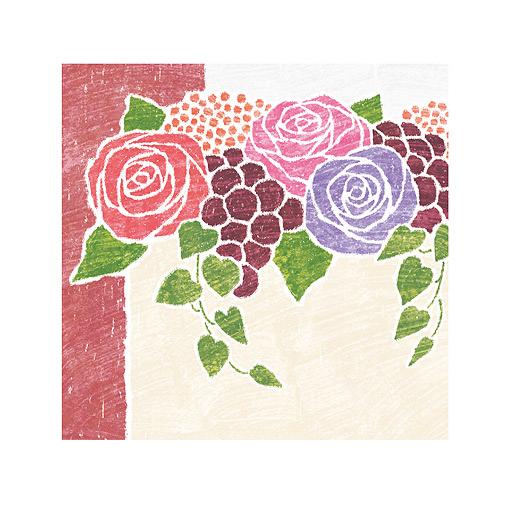 絵画 花の絵 インテリア 壁掛け 版画 玄関 おしゃれ 額入り 小さい絵