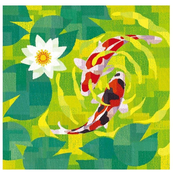 絵画 鯉 和風 壁掛け インテリア 版画 風景画 風水 玄関 おしゃれ 額