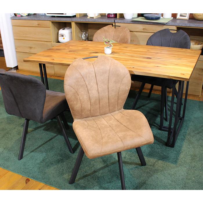 ダイニングチェア 1脚 回転 チェアー ダイニングチェアー ファブリック