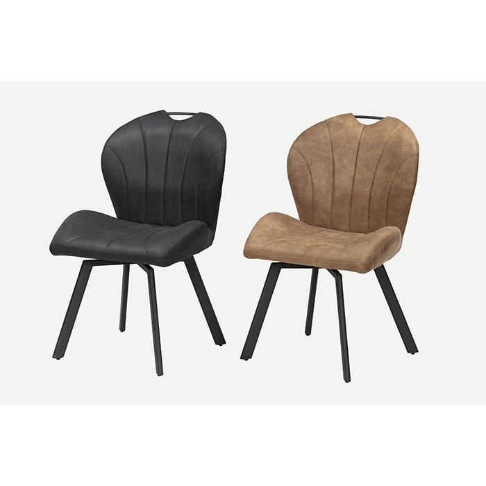 ダイニングチェア 1脚 回転 チェアー ダイニングチェアー ファブリック