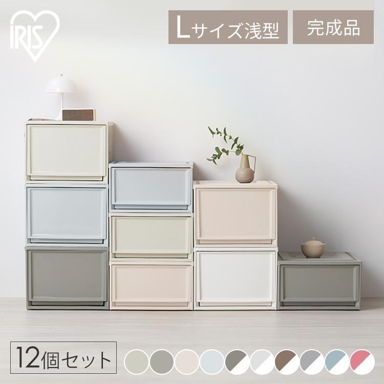 IRIS OHYAMA（アイリスオーヤマ） 収納ボックス 収納ケース BC-L 浅型