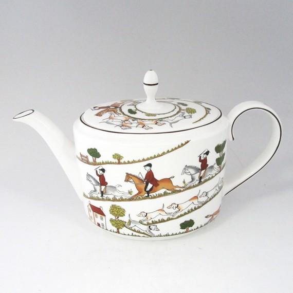 WEDGWOOD（ウェッジウッド） ハンティングシーン ティーポット : 創美