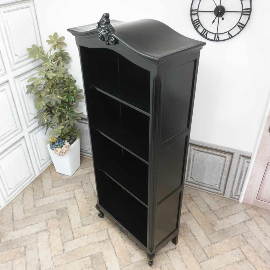 ブックケース 本棚 オープンシェルフ キャビネット アンティーク