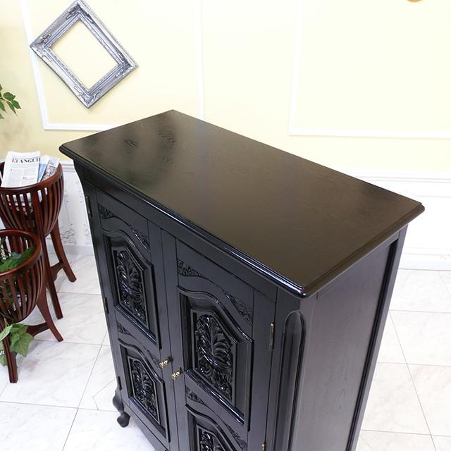 アンティーク シューズケース シューズラック 靴箱 下駄箱 ロココ調