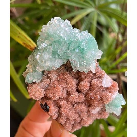 グリーンアポフィライト スティルバイト オレンジヒューランダイト