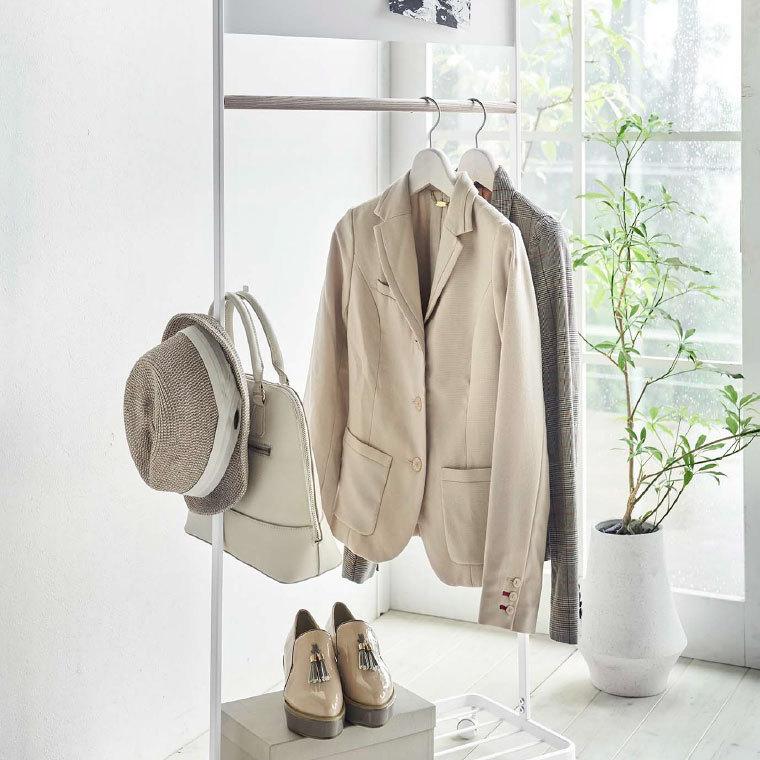 tower 山崎実業 キッズパネル付きハンガーラック タワー 収納 公式