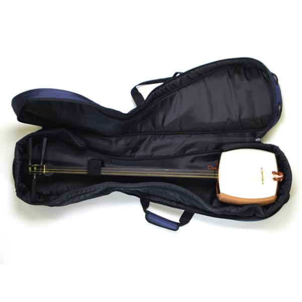 三味線ソフトケース 細 中棹用 リュック付き 選べる4色［三味線