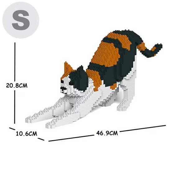 無料ラッピングサービス有り】 JEKCA ジェッカブロック 三毛猫 13S-M01
