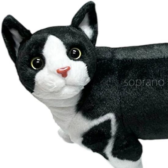 みあげてにゃんこ ハチワレ 猫のぬいぐるみ : ソプラノYahoo!店 - 通販