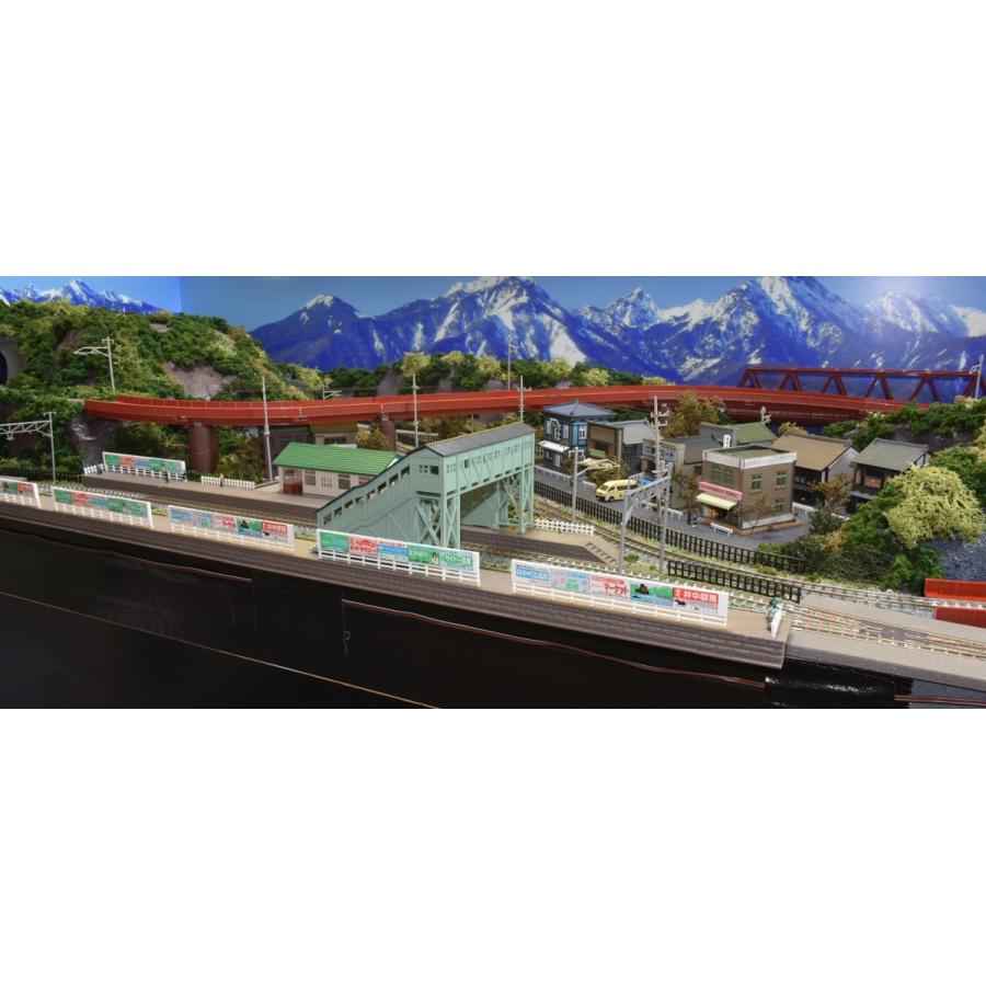 鉄道模型 ジオラマレイアウト Nゲージ用 単線150x65cm 待避線＆ヤード
