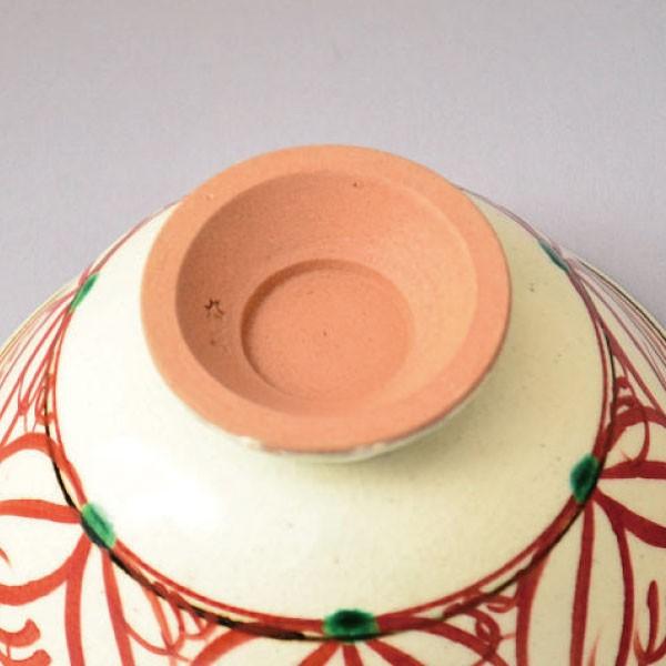 茶碗 茶道具 萬古焼 八幡窯 赤絵茶碗 : 茶道具専門店 (有)菊池商店