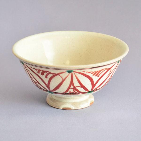 茶碗 茶道具 萬古焼 八幡窯 赤絵茶碗 : 茶道具専門店 (有)菊池商店