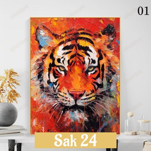 絵画 壁飾り 壁掛け 油絵 組み立て式 アートパネル 動物の絵 アニマル