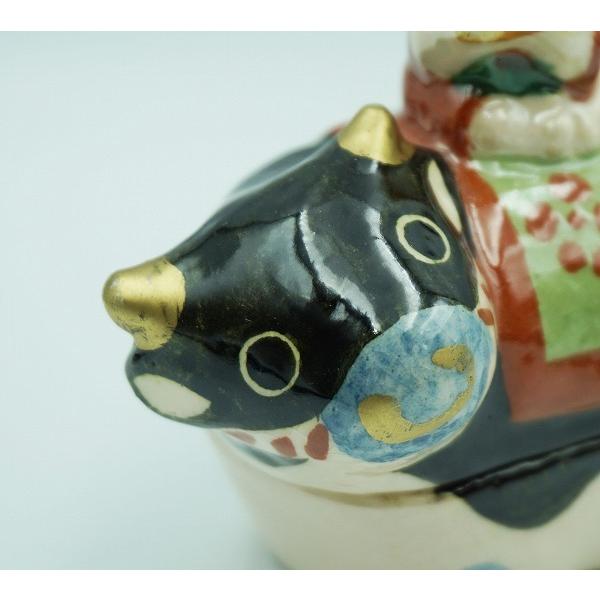 茶道具 香合 香合 楽 牛と童 伊東桂楽 桐箱 : 新古茶道具 さかい