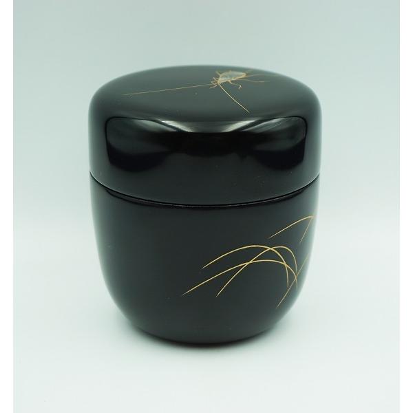 茶道具 棗 中棗 虫の音蒔絵 黒川和禅 桐箱 : 新古茶道具 さかい ヤフー