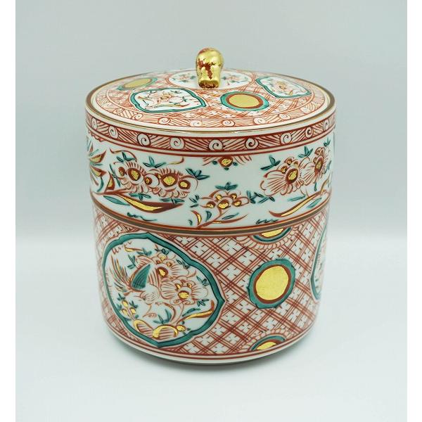 茶道具 皆具 台子皆具 呉須赤絵 高野昭阿弥 桐箱 : 新古茶道具 さかい