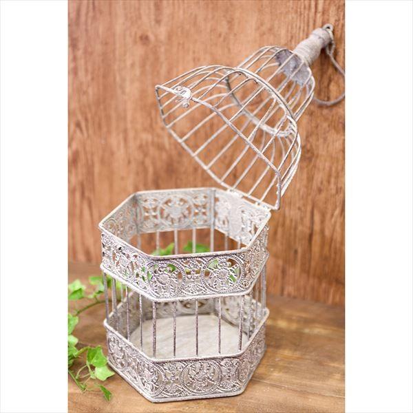 アメリカン レトロ 鳥かご ガーデニング アンティーク フラワーベース