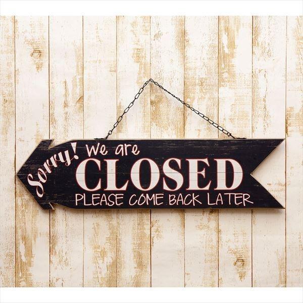 アメリカン レトロ 木製看板 アメリカン雑貨 オープンクローズ 看板