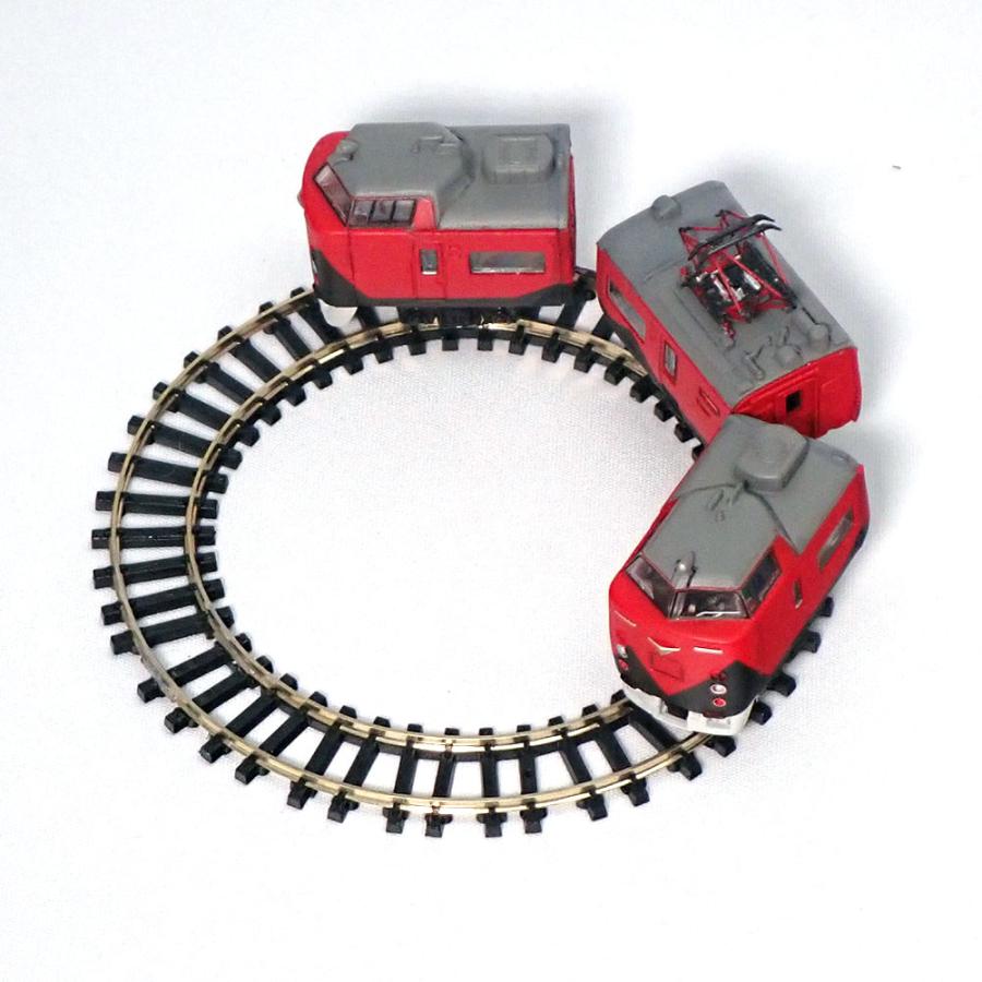 電池内蔵自走式 ミニミニトレイン ＜485系あかべぇ＞ ：石川宜明 塗装