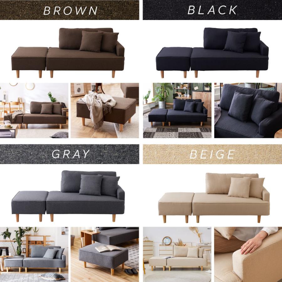 SAKODA カウチソファ カバーリング ポケットコイル 3人掛け 2人掛け