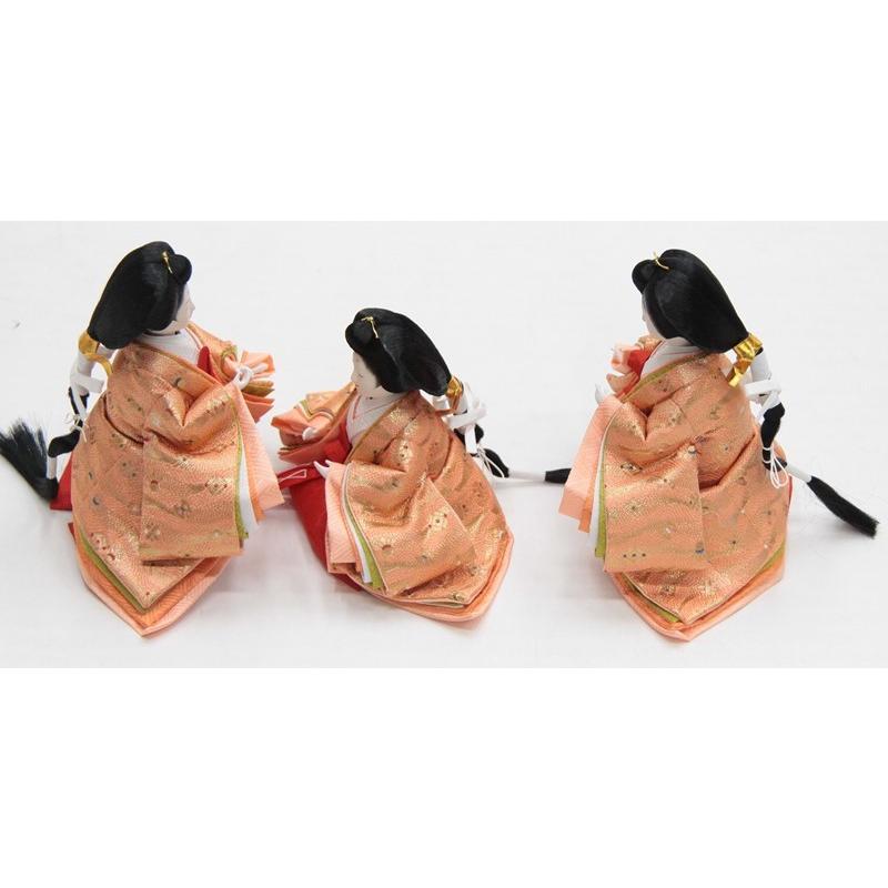 アウトレット品 雛人形三人官女単体 人形のみ 柳芥子三人官女 No.2C-29