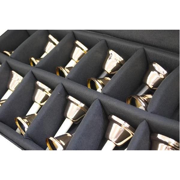 ハンドベル用ケース BCC-60〔ショルダーストラップ付属〕〔全12マス