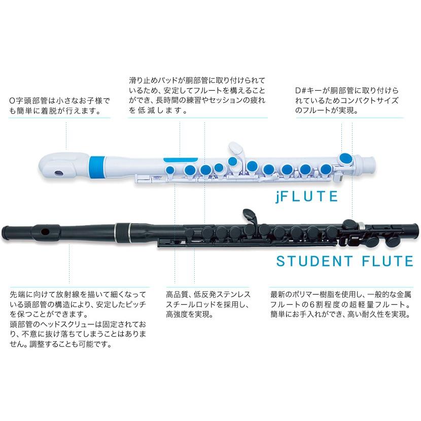 nuvo プラスチック製フルート Jフルート Ver2.0〔jFlute ヌーボ 完全
