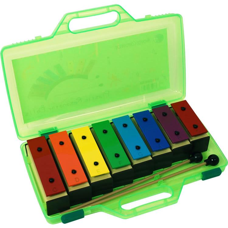 サウンドブロック ミニ鉄琴 8音 SB6000-8K〔バチ2本、専用ケース付属