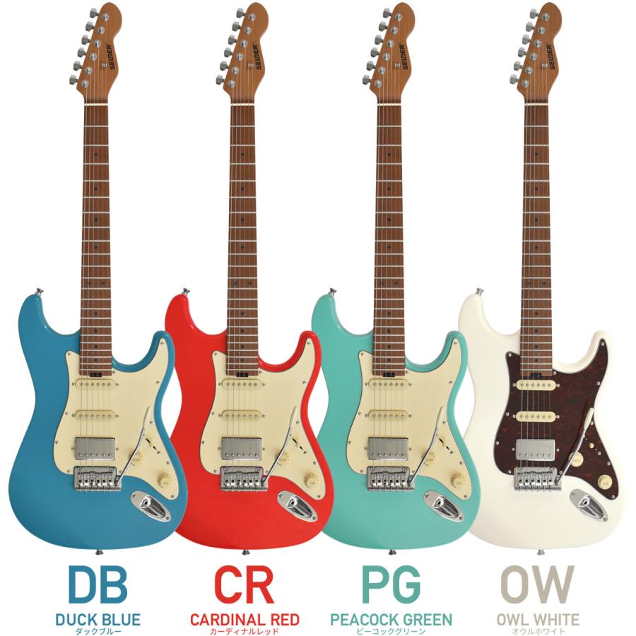 エレキギター SELDER ST-33RM リミテッドセット〔ローステッドメイプル