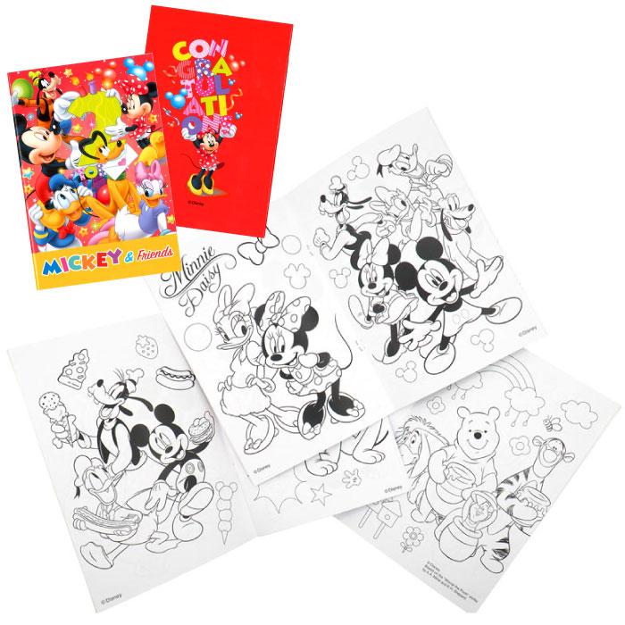 Disney（ディズニー） NEWディズニーぬりえ帳 景品 粗品 ぬり絵 文具