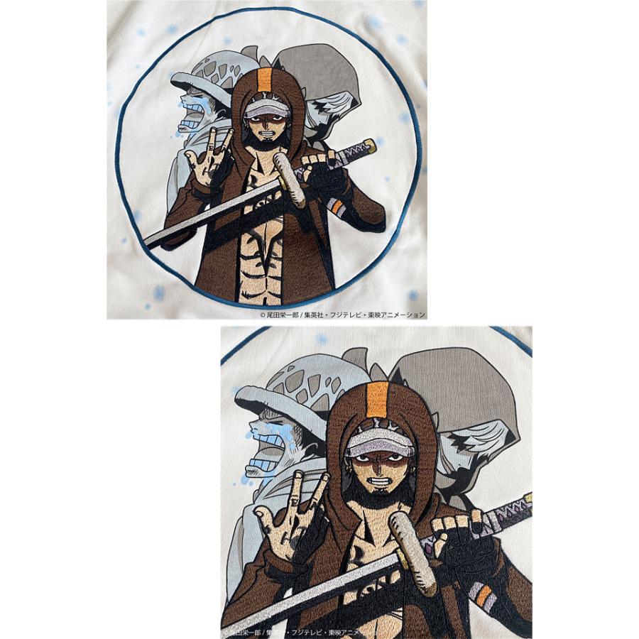 絡繰魂×ONE PIECE 愛と自由スウェットパーカー「コラソン＆ロー」 絡繰