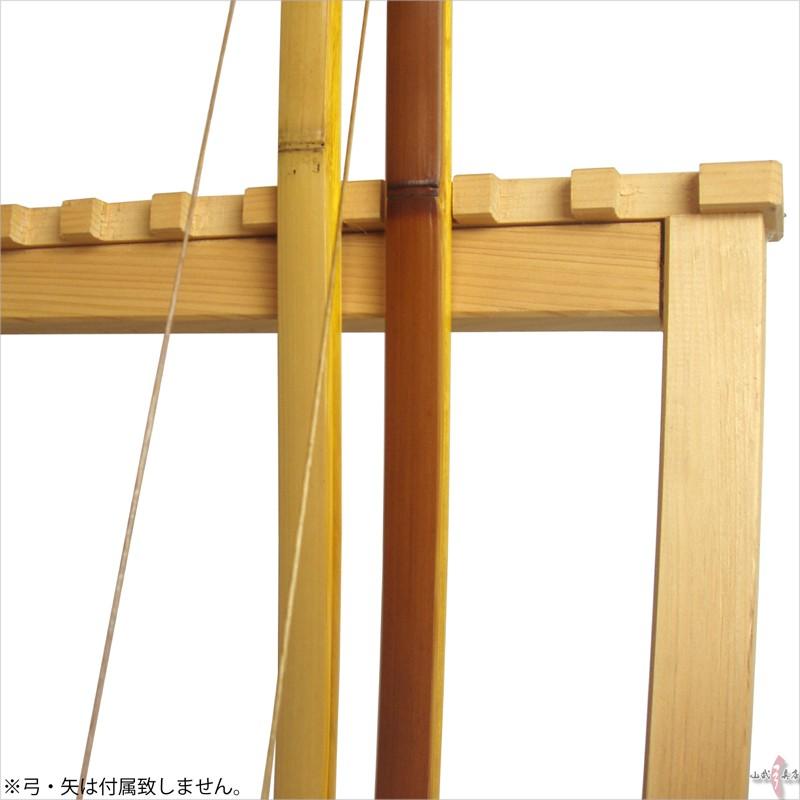 木製 弓立て 30張 組み立て式 商品番号I-034 キャスター選択可 弓道 弓