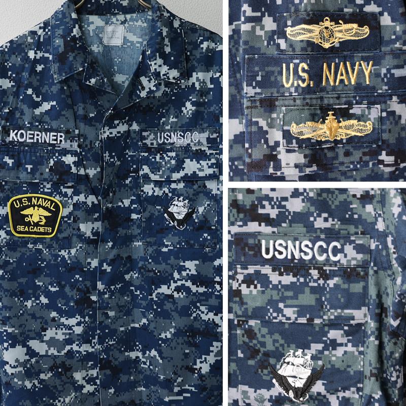 US. NAVY Digital Camo Type-1 NWUジャケット《実物・USED》 米軍 海軍