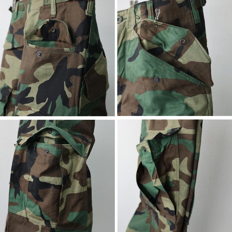 US. M-65 フィールドパンツ[ウッドランドカモ]《実物・新品(未使用品