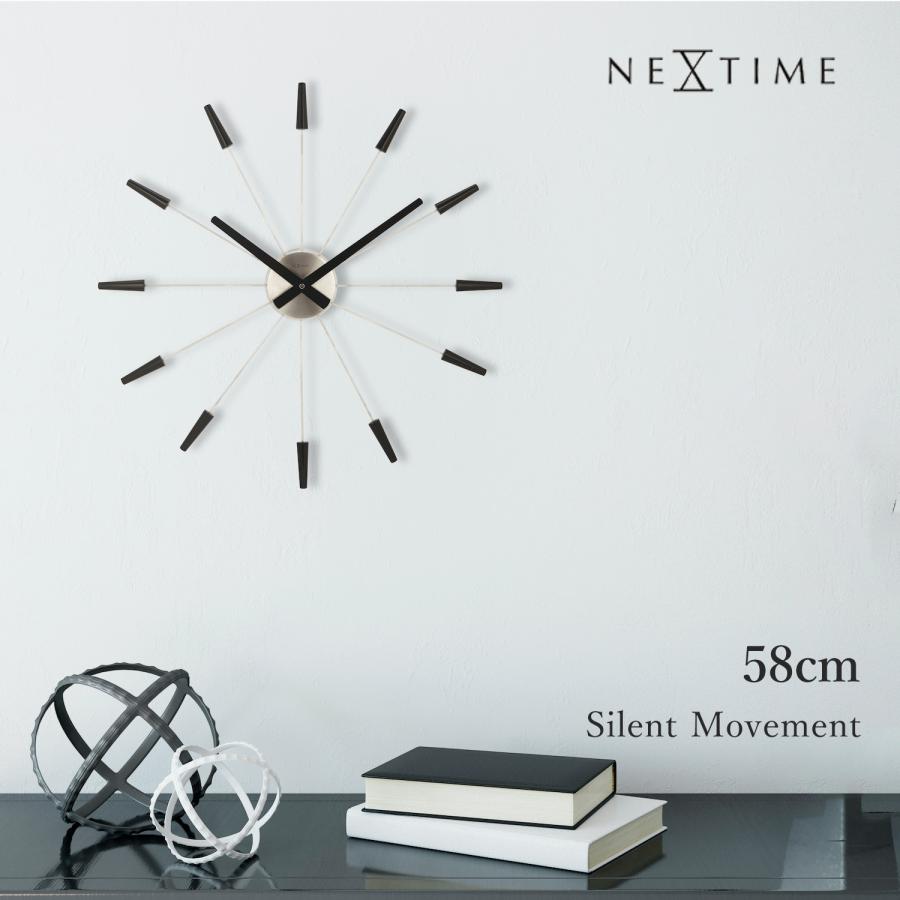 壁掛け時計 おしゃれ ギフト 大型 58cm 掛け時計 北欧 モダン 静音