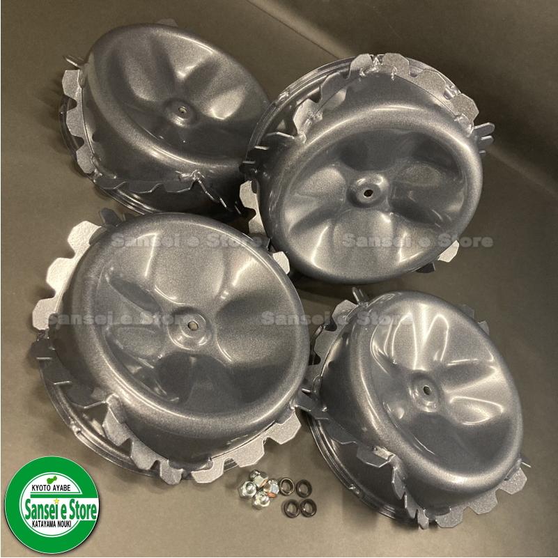 OREC スパイダーモア用 新型スパイク車輪 4本セット 袋ナット+シール