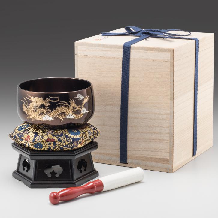 K-1152 昇雲作おりん「昇龍」4寸 - 笠原昇雲作 : 三宝堂Yahoo!店