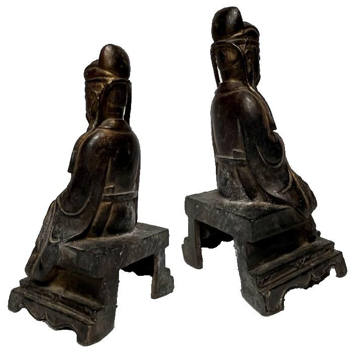 仏像A 文財神 比干 仏様 銅像 仏教 孔子 仏具 アンティーク風 中国風