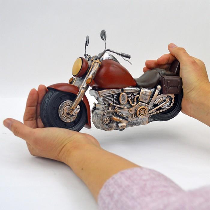 バイク 赤 アンティーク レトロ オブジェ 昭和レトロ 置物