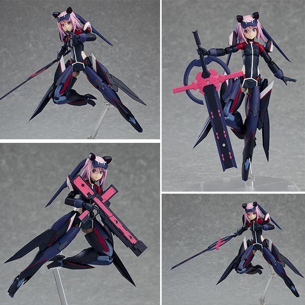 figma アリス・ギア・アイギス 比良坂夜露 勇躍 可動フィギュア