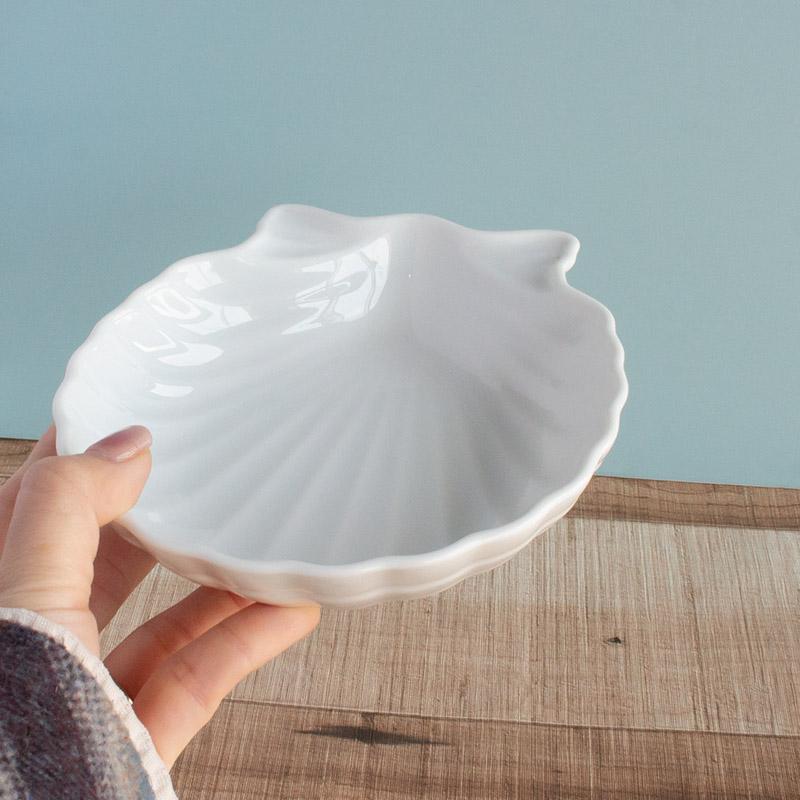 プレート 皿 深皿 食器 貝型 貝殻型 シェル型 浅ボウル トレー トレイ