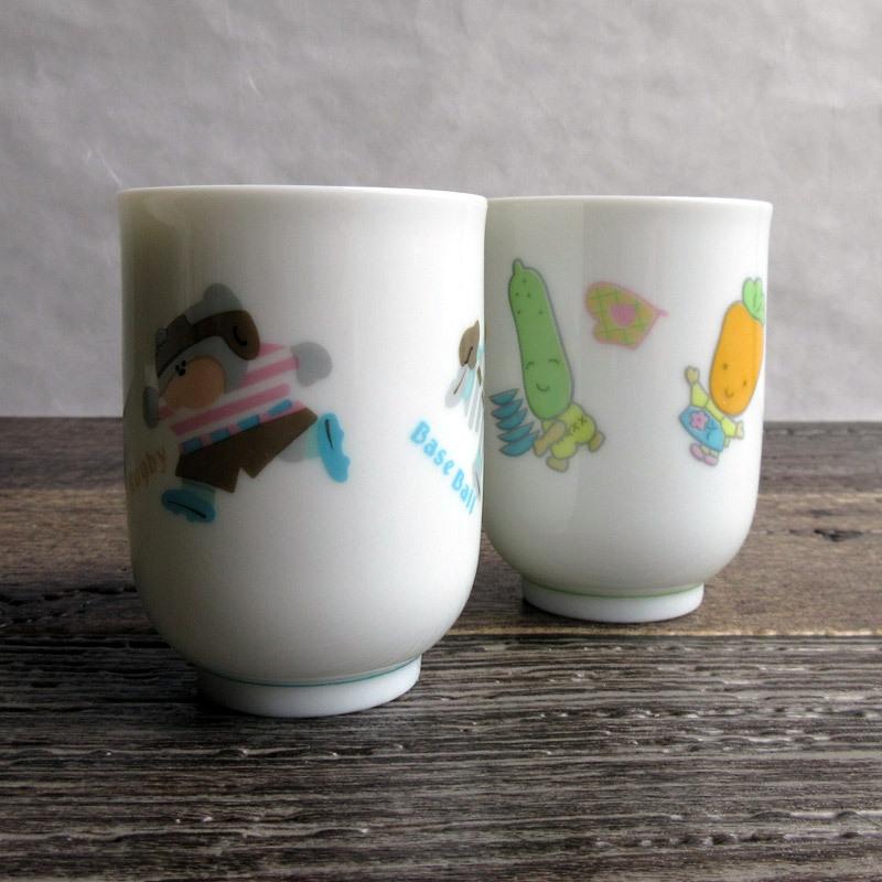 湯呑 180cc 和食器 子供用食器 ゆのみ 湯飲み 陶器 軽量 小さめサイズ