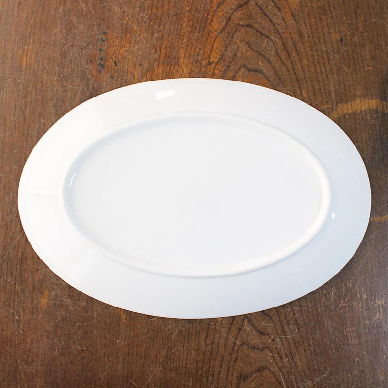 オーバルプレート 食器 25cm カレー皿 パスタ皿 中華 楕円皿 白 陶磁器