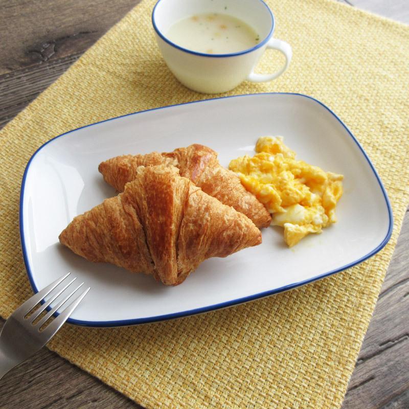 プレート 食器 長角皿 中皿 パスタ皿 角プラター ホーロー風 シンプル